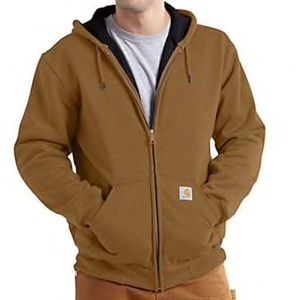 CARHARTT HEAVYWEIGHT HOODED ZIP-FRONT SWEATSHIRT